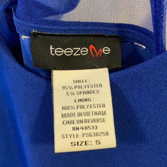 Teeze me small blue mini dress - Picture 3 of 3